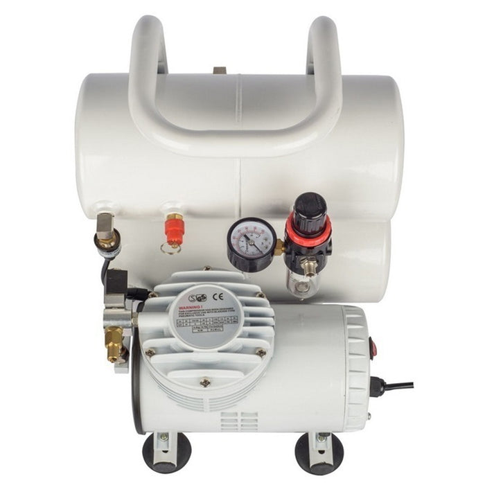 Air Brush Compressor 1/4HP with Twin Tanks 7.5L