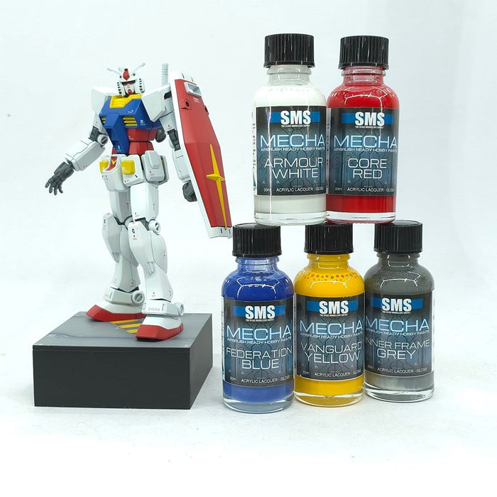AIRBRUSH PAINT MECHA COLOUR SET SMS